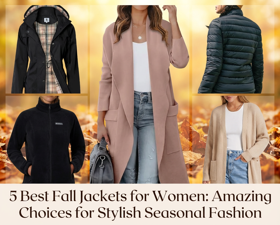 5 Best Fall Jackets for Women: Amazing Choices for Stylish Seasonal Fashion