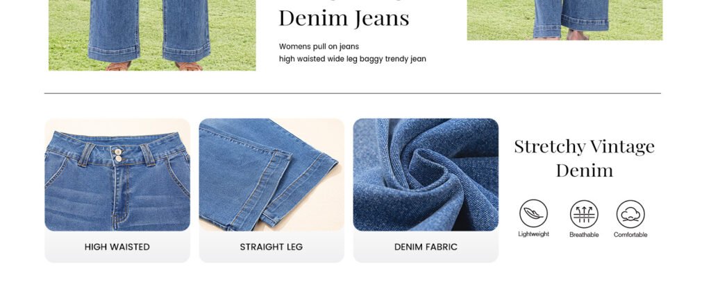7 Best Jeans Womens Wide Leg for a Flattering and Stylish Look 3 https://amzn.to/3YbRBgA