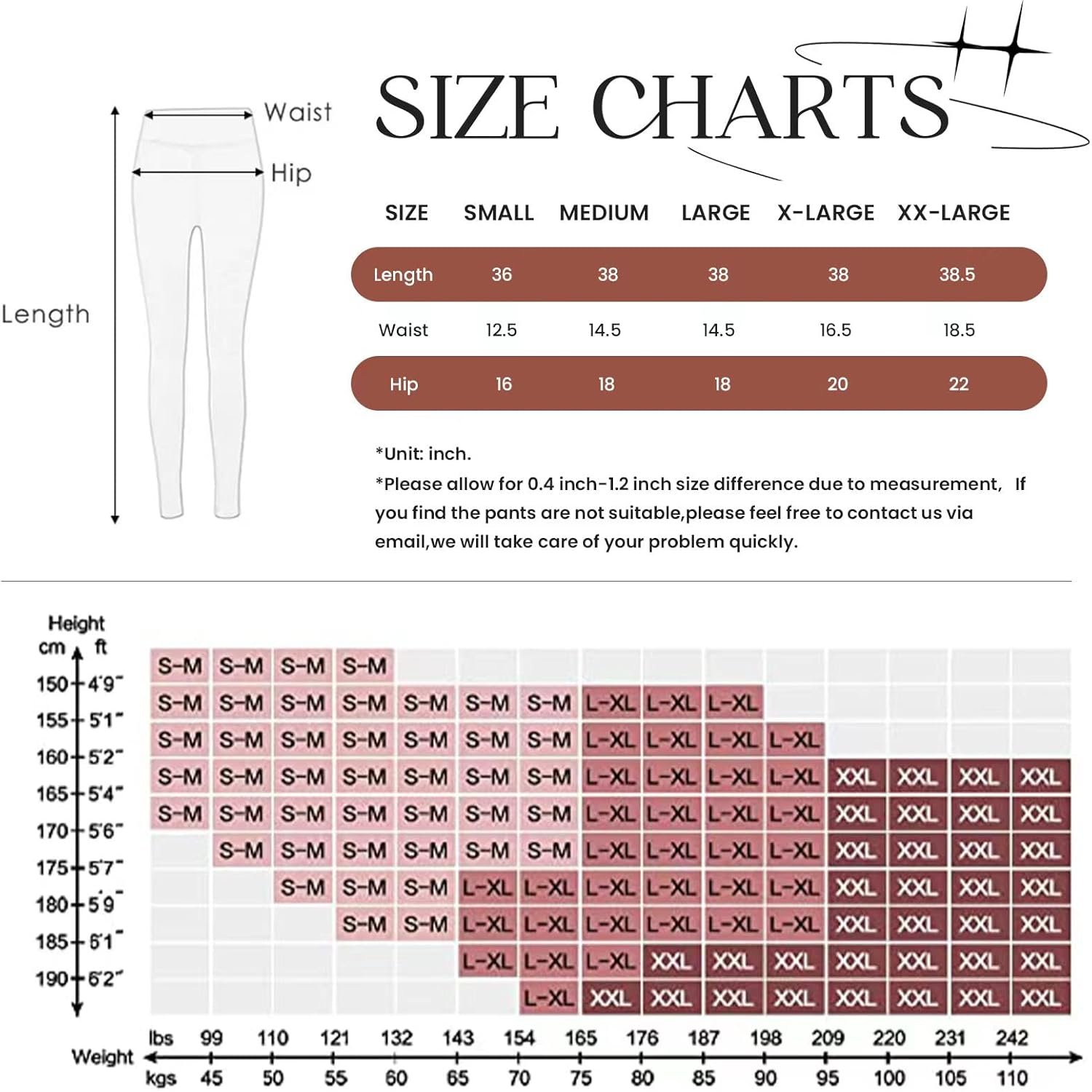 Fleece Lined Sheer Tights for Women