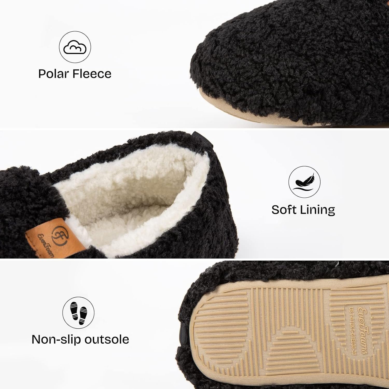 Women’s cozy memory foam slippers