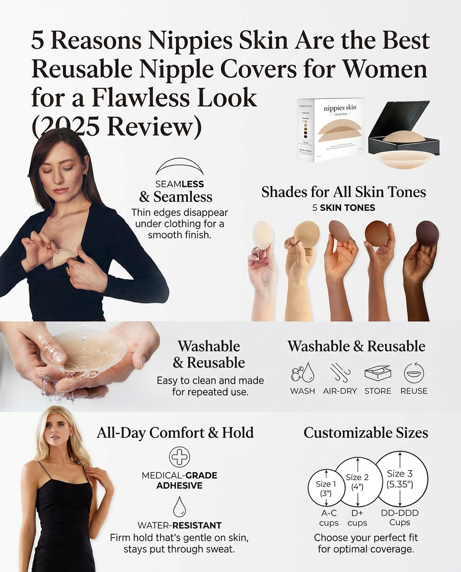 5 Reasons Nippies Skin Are the Best Reusable Nipple Covers for Women for a Flawless Look (2025 Review)