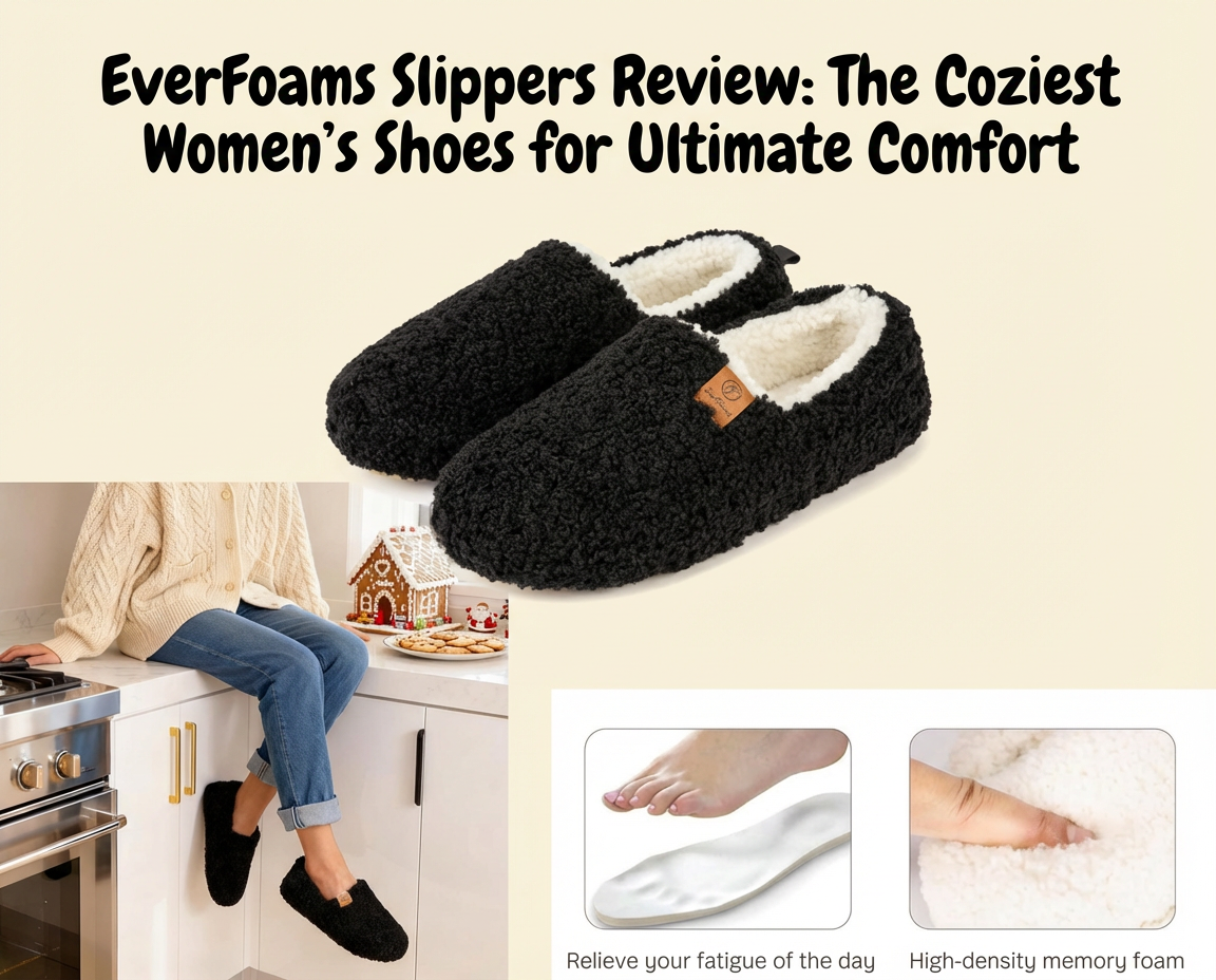 EverFoams Slippers Review: The Coziest Women's Shoes 4 Ultimate Comfort 1 EverFoams Slippers Review: The Coziest Women's Shoes for Ultimate Comfort