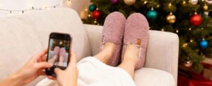 Women’s cozy memory foam slippers