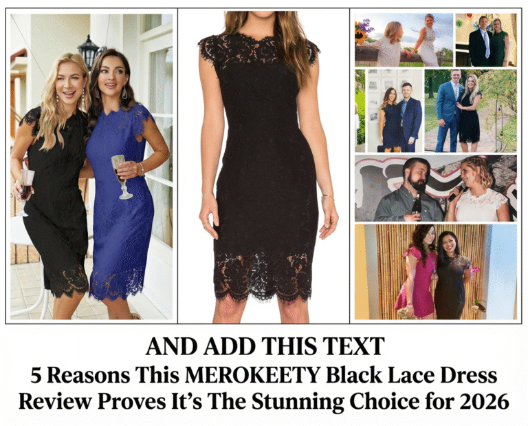 5 Reasons This MEROKEETY Black Lace Dress Review Proves It’s The Stunning Choice for 2026